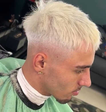 Platinum Crop + Skin Fade